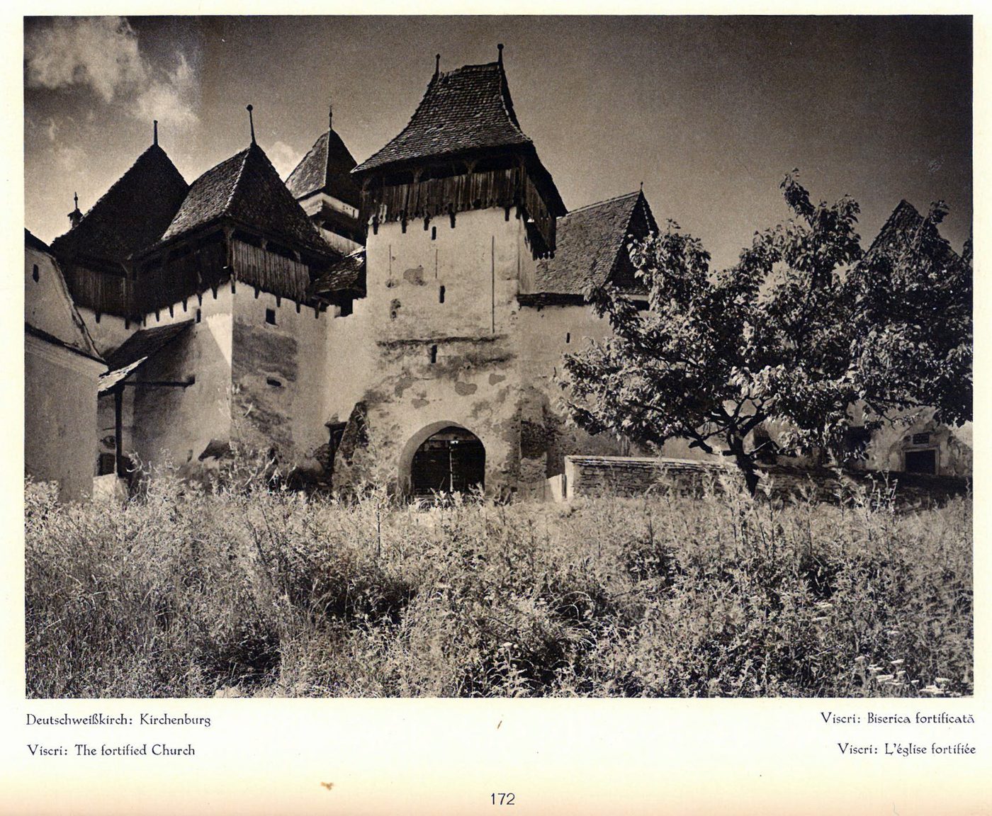 Biserica fortificată din Viscri, fotografie istorică